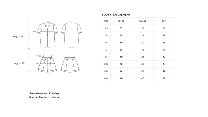 Stripes & Bows PJ Short Set