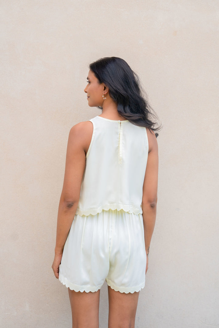 Ivory Yellow Lounge Co-Ord