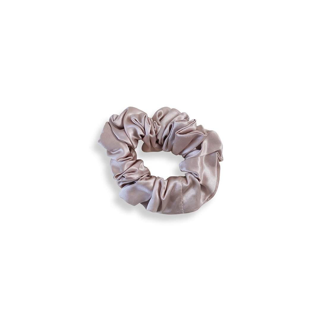 Bare Beige Pure Mulberry Silk Scrunchies-SleepLove-Bare Beige Scrunchies