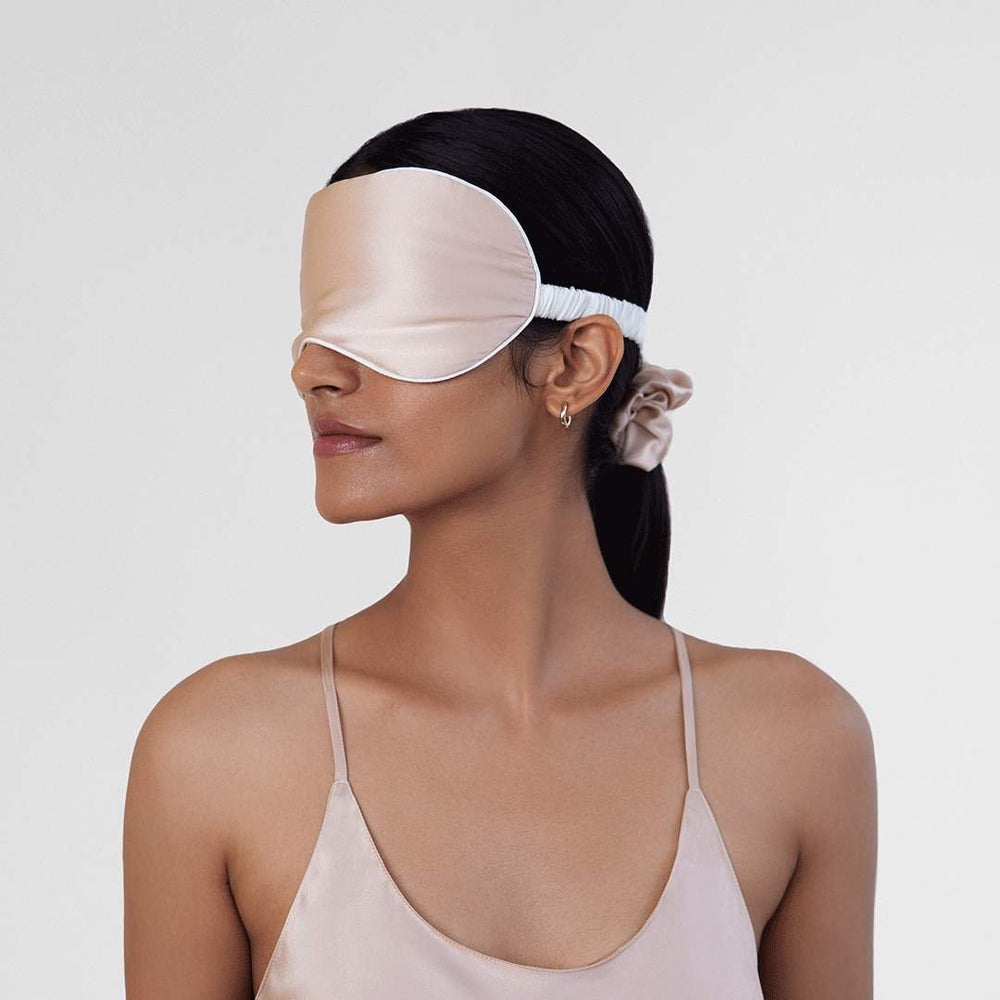 Cameo Rose Mulberry Silk Sleep Mask - SleepLove