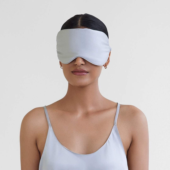 Twilight Silver Mulberry Silk Eye Mask - SleepLove