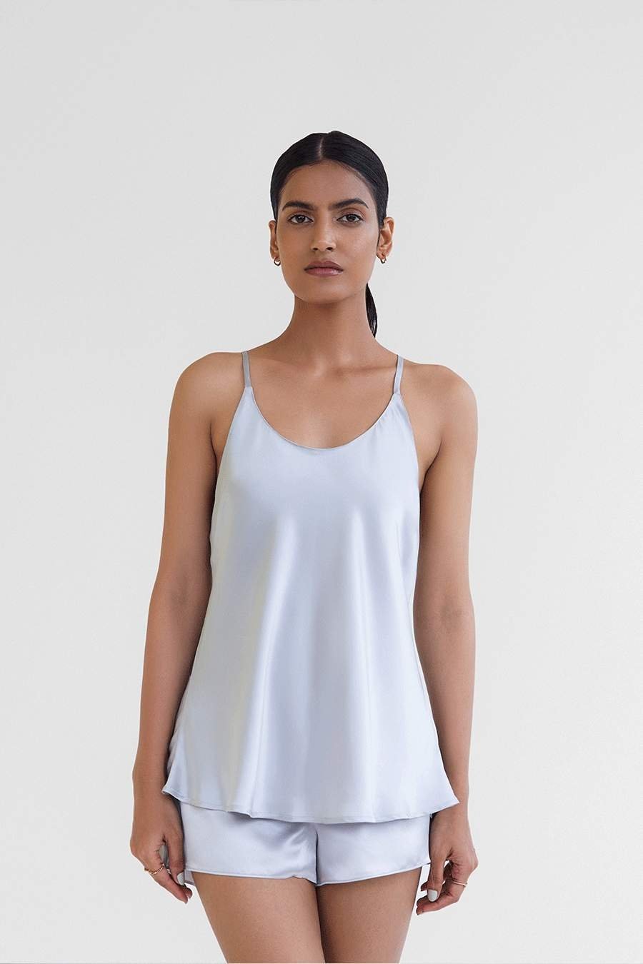 Lisingtool Pajamas for Women Set Women's Love Printed Ice Silk