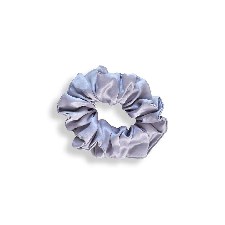 Twilight Silver Silk Scrunchies - SleepLove