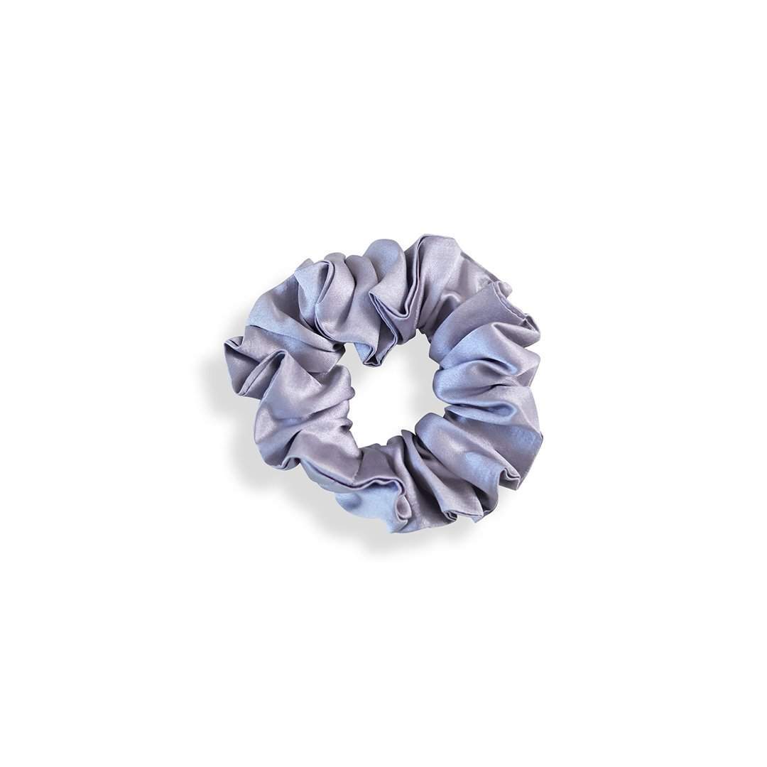 Twilight Silver Silk Scrunchies - SleepLove